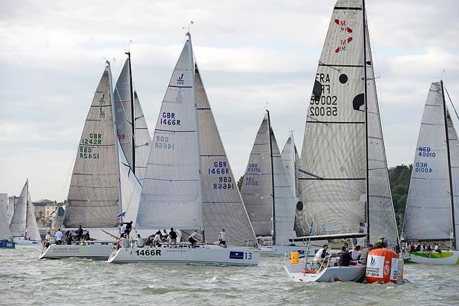 Start of day two of the Brewin Dolphin Commodores' Cup, Cowes © Rick Tomlinson / RORC http://www.rorc.org